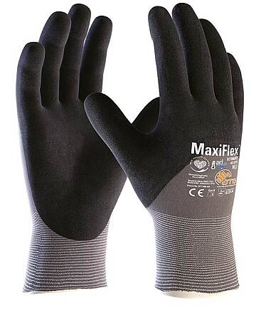 Prodyšné máčené rukavice ATG MaxiFlex Ultimate AD-APT, 3/4 máčené
