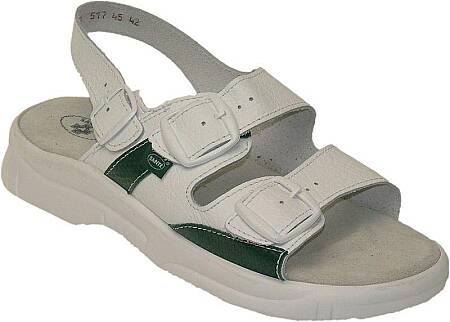 Pánské sandály Santé, bílo- zelené