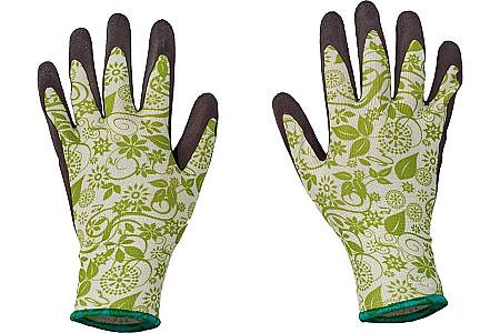 Povrstvené rukavice PINTAIL,hnědá/zelená