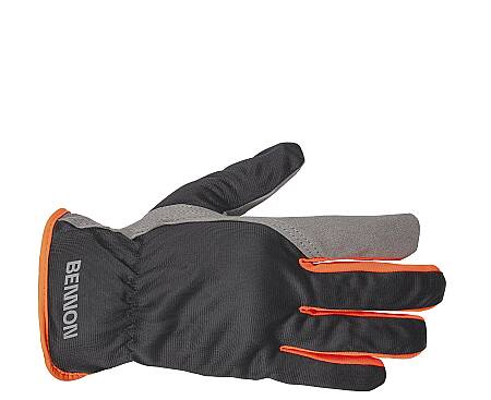 PM! Pracovní ochranné rukavice Bennon CARPOS GLOVES, šedo-oranžové