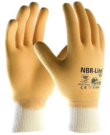 Rukavice povrstvené nitrilem ATG NBR-Lite, celomáčené
