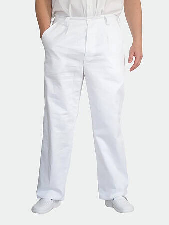 Pánské bílé kalhoty RADEK