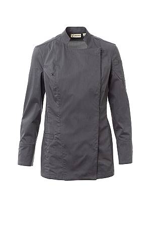 Kuchařský dámský rondon STARRED MESH LADY (lycra), šedá